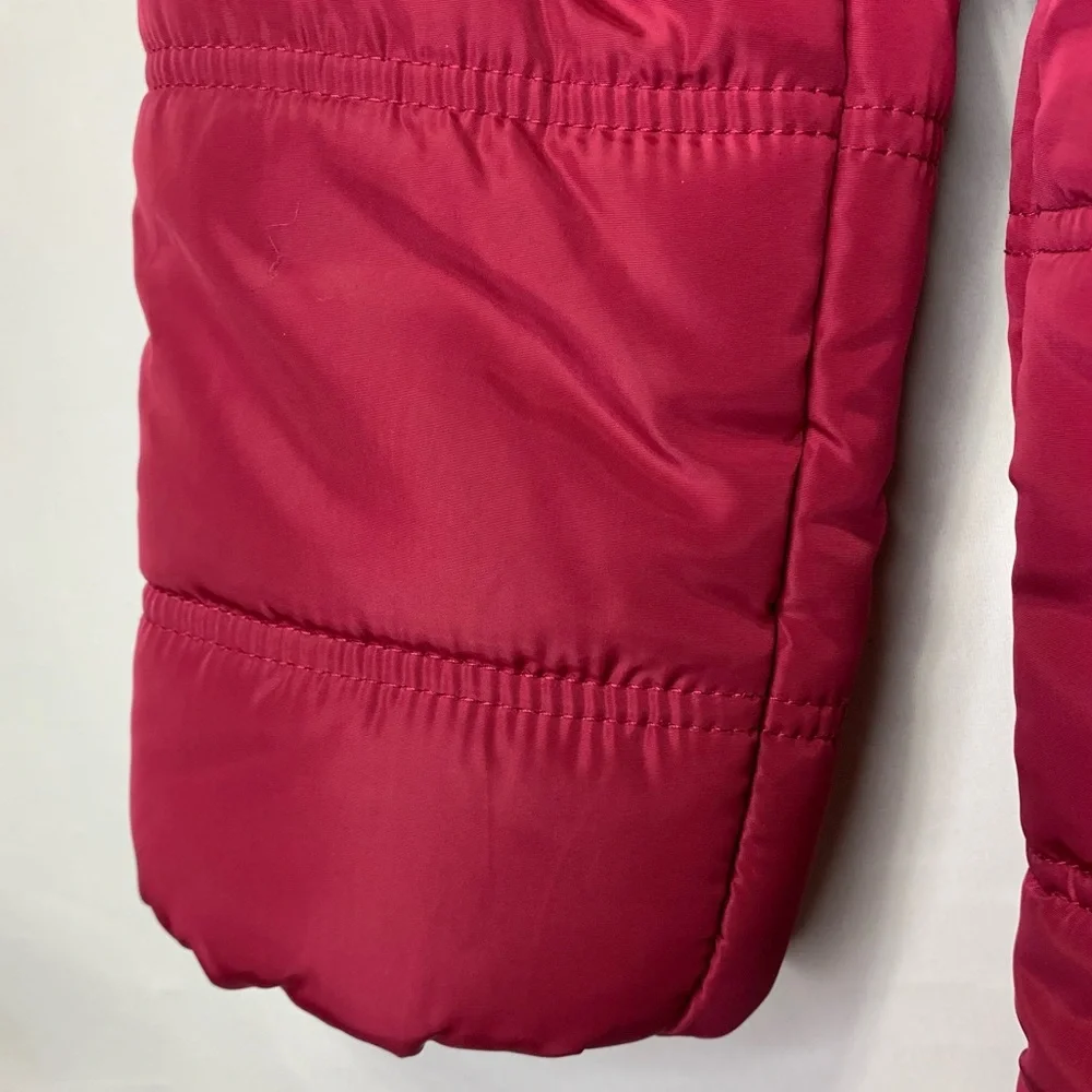 CALVIN KLEIN JEANS Girl's Puffer Hooded Fleece-Lined Coat - Size 8/10 (M)